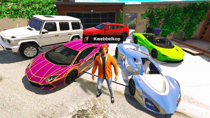 Collecting RARE YOUTUBER CARS In GTA 5 RP!
