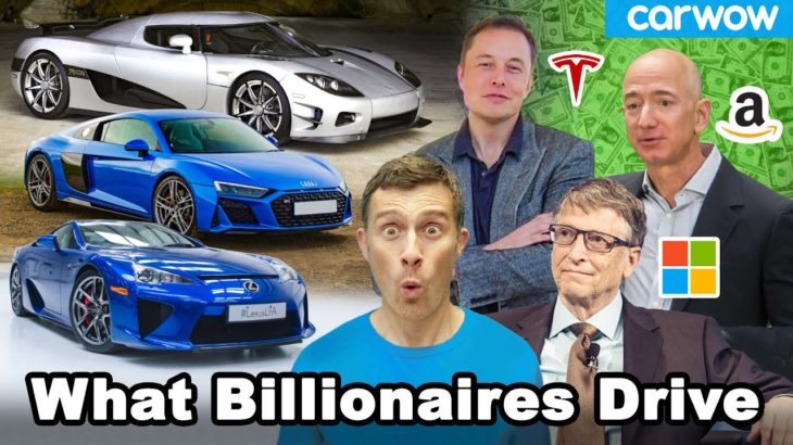 The cars Musk, Bezos, Gates & other 20 richest people drive!
