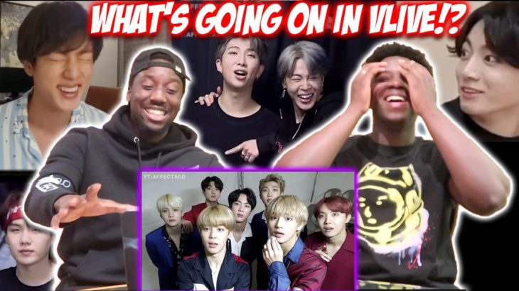 BTS being a mess on vlive (reaction)