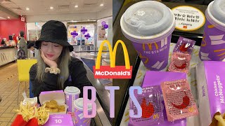 MCDONALD’S X BTS MEAL | Korean Army Reacts (vlog)
