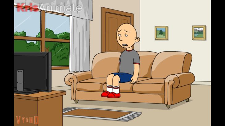 [Go!A Grounded] Classic Caillou watches Cocomelon while grounded