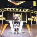 Rob Van Dam RVD with Vince and Triple H backstage at the 2021 WWE Hall of Fame