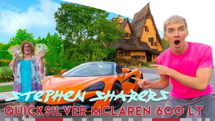 Stephen Sharer Unveils His new QiuickSilver Equipped McLaren