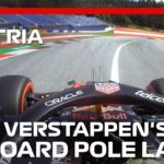 Max Verstappen’s Onboard Pole Lap | 2021 Austrian Grand Prix | Pirelli