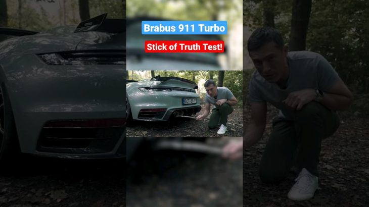 Brabus 911 Turbo Stick of Truth TEST!