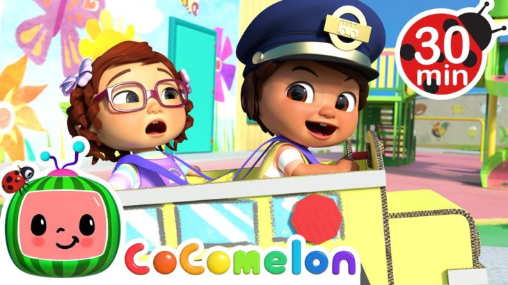 Wheels on the Bus (Playground) + More Nursery Rhymes & Kids Songs – CoComelon