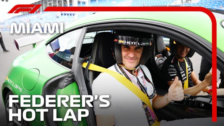 IN FULL: Mick Schumacher Takes Tennis Ace Roger Federer For A Miami Hot Lap! | F1 Pirelli Hot Laps